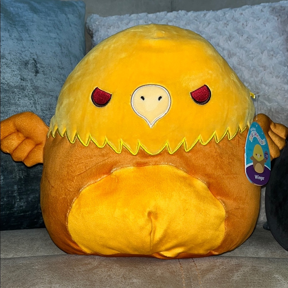 🖤 Squishmallows Winger Gold Griffon 14” Cedar Point Check-in Series RARE HTF NWT